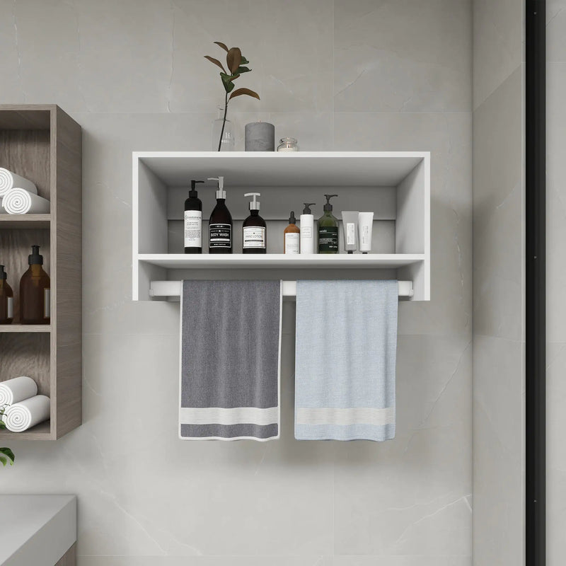 B2 Bathroom Shelves,Modular Wood Closet System Clothes Organizer, Closet System with 2 Closet Shelves, Closet Organizer System, Walk in Closet Organizers and Storage, Closet Systems for Walk in Closets, Closet(32