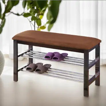 Wooden Shoe Stool