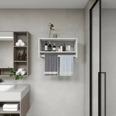 B2 Bathroom Shelves,Modular Wood Closet System Clothes Organizer, Closet System with 2 Closet Shelves, Closet Organizer System, Walk in Closet Organizers and Storage, Closet Systems for Walk in Closets, Closet(32" W x 16" D x 16" H)