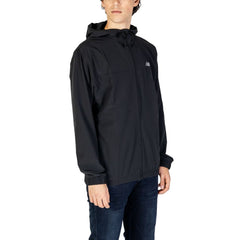 Black Recycled Polyester Jackets & Coat