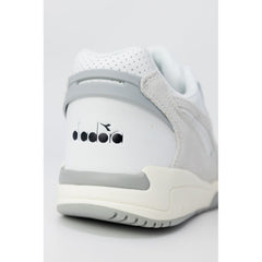 White Artificial Leather Sneaker