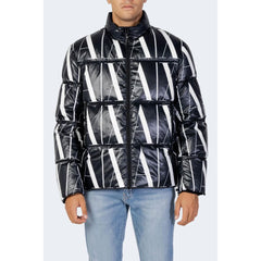 Black Polyester Jackets & Coat