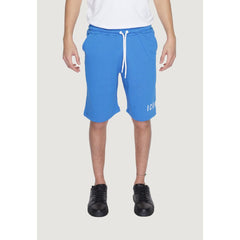 Blue Cotton Bermuda