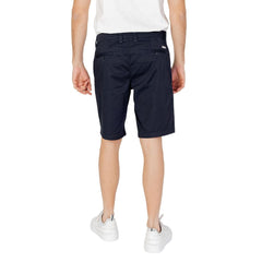 Blue Cotton Bermuda