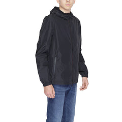 Black Polyester Jackets & Coat