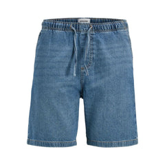 Light Blue Cotton Bermuda