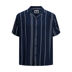 Blue Viscose Shortsleeve