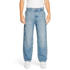 Blue Cotton Relaxed Fit Jean