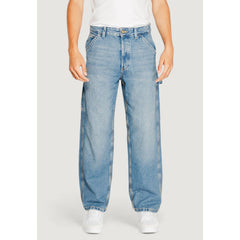 Blue Cotton Relaxed Fit Jean
