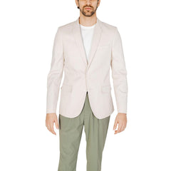 Cream Cotton Blazer