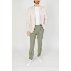 Cream Cotton Blazer