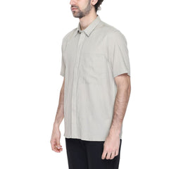 Beige Linen Shortsleeve