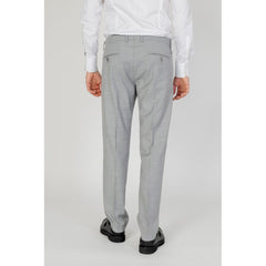 Gray Polyester Pant