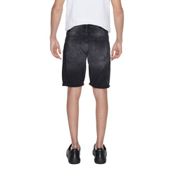 Black Cotton Bermuda