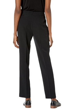 Le Suit Windowpane Pattern 6 Button Hook Closure Jacket with Button Hook Zipper Closure Crepe Pants Suit-3