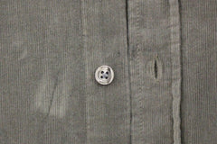 Green Button Front Cotton Casual Shirt