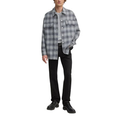Black Cotton Relaxed Fit Jean
