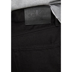 Black Cotton Relaxed Fit Jean
