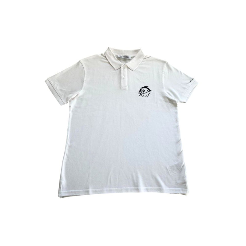 White Cotton Men's Polo Shirt