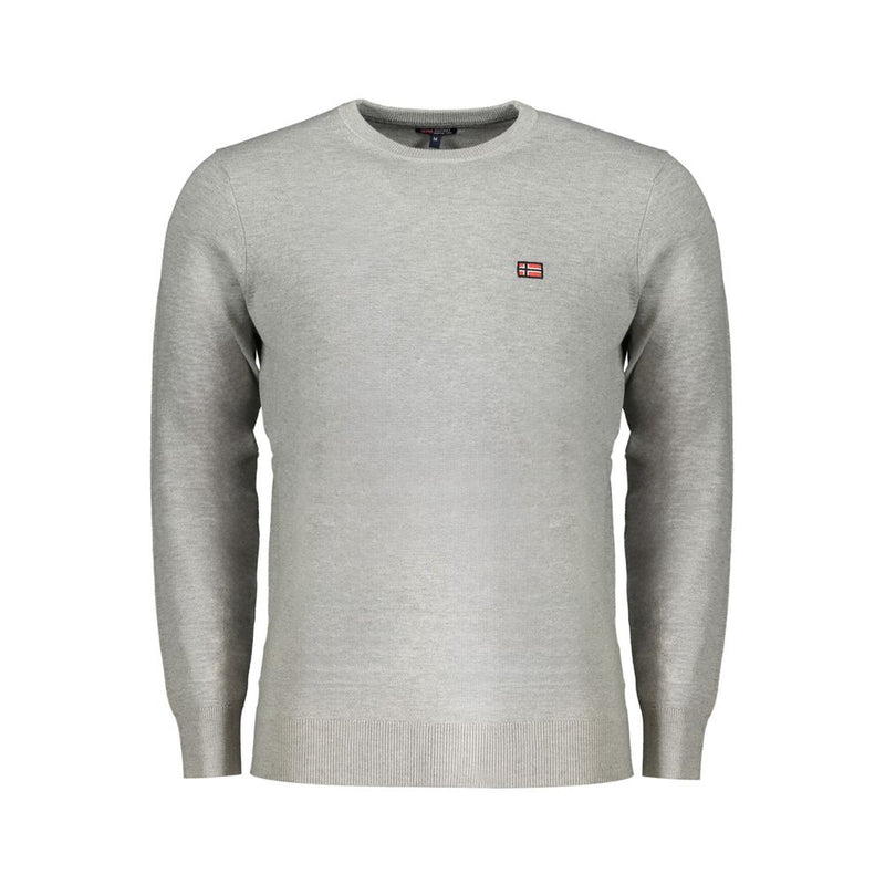 Brown Polyester Men Sweater