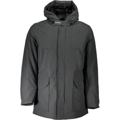 Brown Cotton Men Jacket