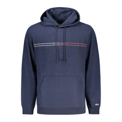 Blue Cotton Men Sweater
