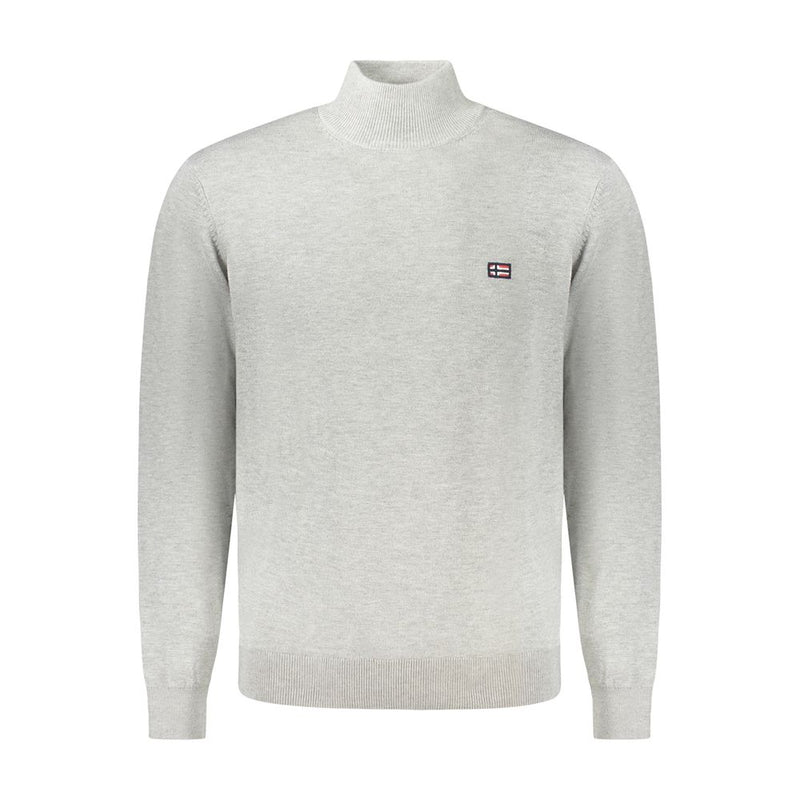Brown Polyester Men Sweater