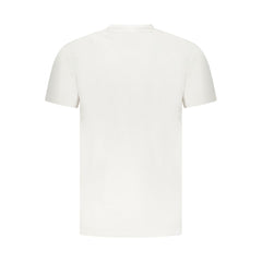 White Cotton Men T-Shirt
