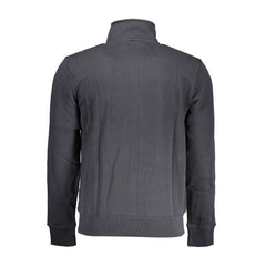 Black Cotton Men Sweater