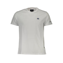 White Cotton Men T-Shirt