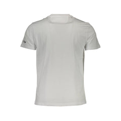 White Cotton Men T-Shirt