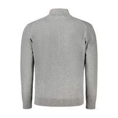 Brown Polyester Mens Cardigan