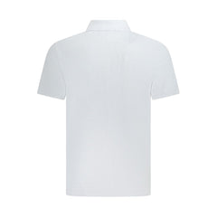 Light Blue Cotton Men Polo Shirt