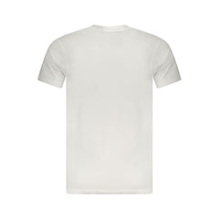 White Cotton Men T-Shirt