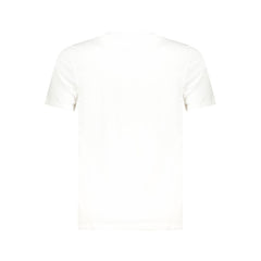 White Cotton Men T-Shirt