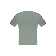 Green Cotton Men T-Shirt