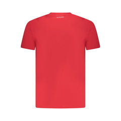 Red Cotton Men T-Shirt