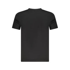 Black Cotton Men T-Shirt