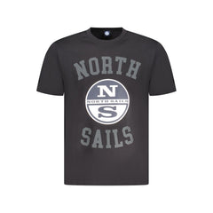Black Cotton Men T-Shirt
