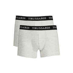 Brown Cotton Men Boxer Underwear