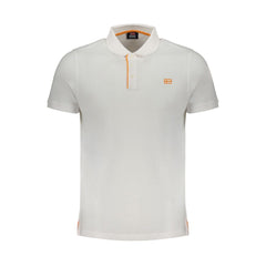 White Cotton Polo Shirt