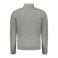 Brown Polyester Men Cardigan