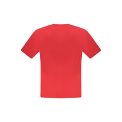 Red Cotton Men T-Shirt