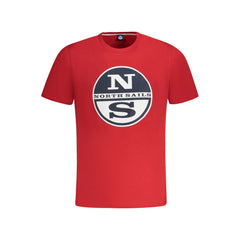 Red Cotton Men T-Shirt