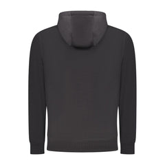 Black Cotton Men Sweater