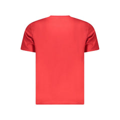 Red Cotton Men T-Shirt