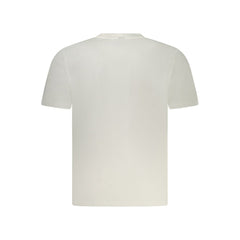 White Cotton Men T-Shirt