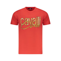 Red Cotton Men T-Shirt