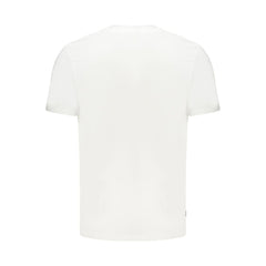 White Cotton Men T-Shirt