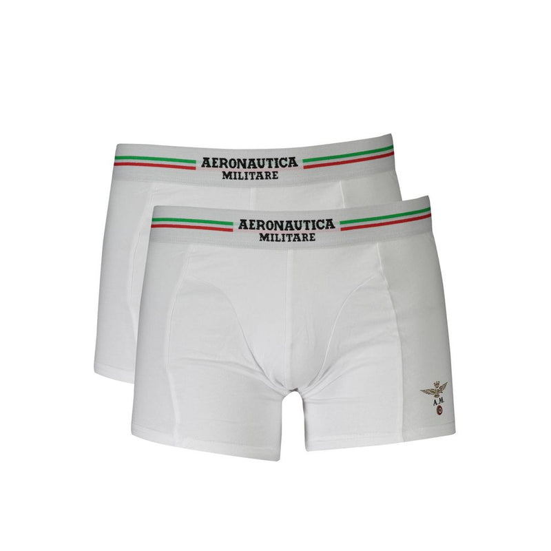 White Cotton Men Boxer